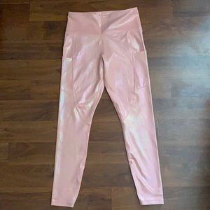 Curvesncombatboots shimmer leggings